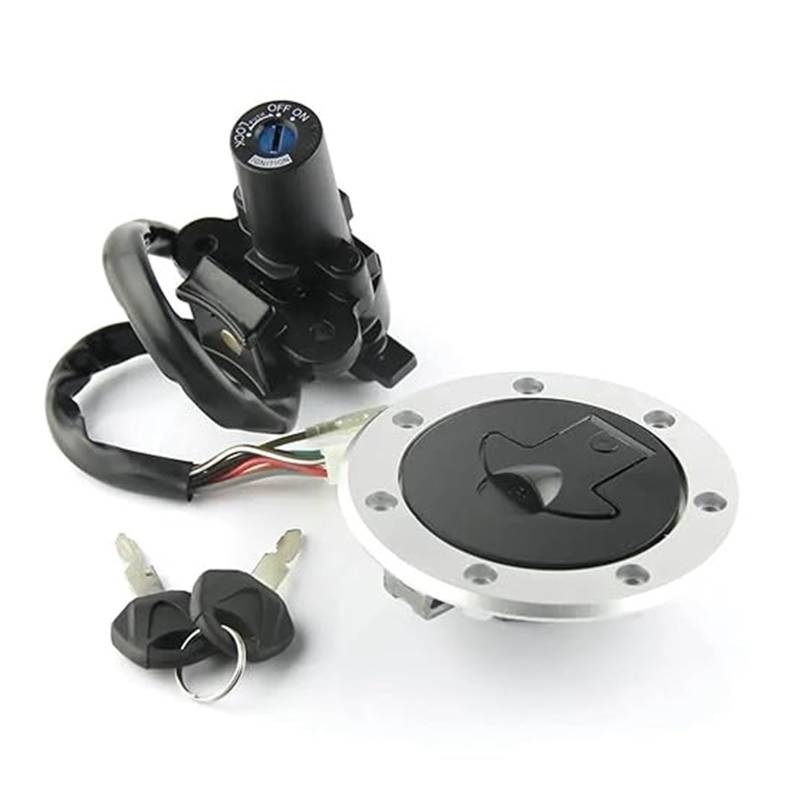 Zündschalter Tankdeckel Für K&awasaki Für ZR400 Für ZX900 Für ZZR400 Für ZXR750 Für Ninja 1991-2006 Motorrad Zündschloss Sitzschloss Schlüsselsatz Zündschalter von ZTZHVNVGK
