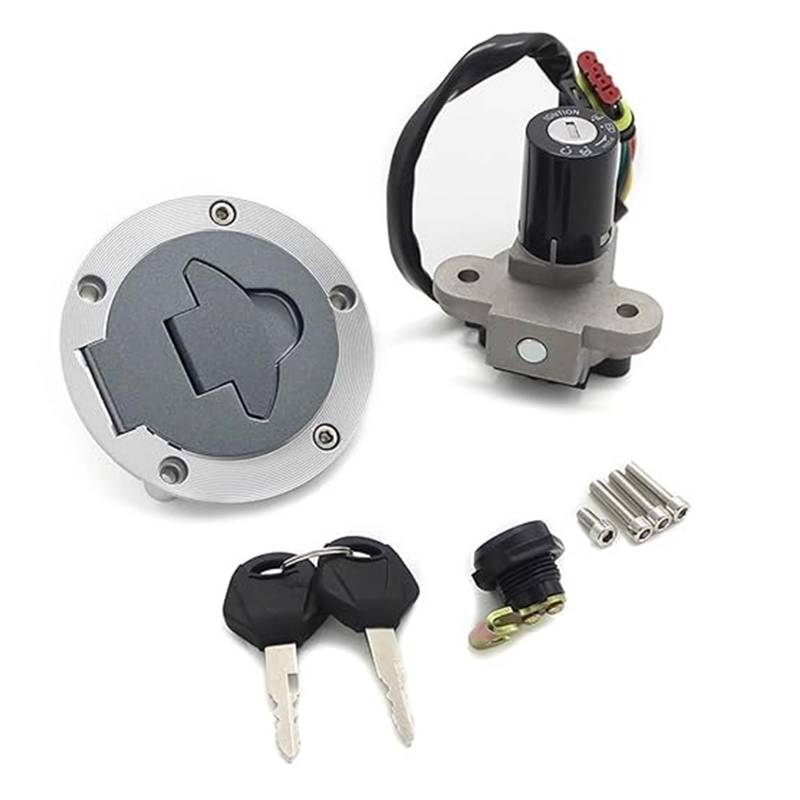 Zündschalter Tankdeckel Für MV Für Agusta F4 750 750S 1000 1000S 1000R 1999-2007 Motorrad Zündschloss Kraftstoff Gas Tank Kit Zündschalter von ZTZHVNVGK