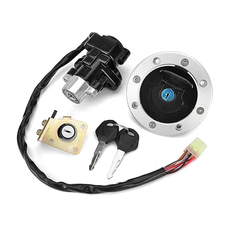 Zündschalter Tankdeckel Für Suzuki Für GSX750 Für GSX600 Für GSX1200 Für GSXR600 Kraftstoff Tank Kappe Zündschalter Sitz Schloss Mit Schlüssel Kit Zündschalter von ZTZHVNVGK