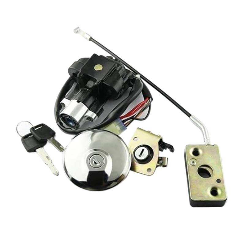 Zündschalter Tankdeckel Für Suzuki Für GZ125 1998-2003 Für GZ250 1999-2011 Motorrad Zündschloss Kraftstoff Tankdeckel Schloss Schlüssel Set Zündschalter von ZTZHVNVGK