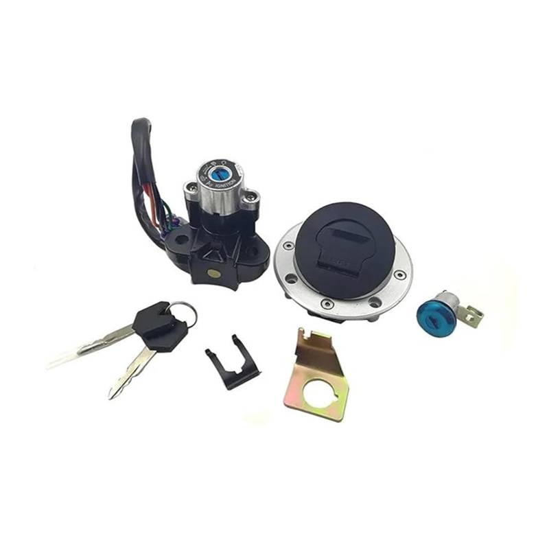 Zündschalter Tankdeckel Für Suzuki Für SV650 1999-2002 Für DL1000 Für V-Storm 1000 2002-2009 Zündschloss Kraftstofftank Tankdeckel Sitzschloss Schlüsselsatz Zündschalter von ZTZHVNVGK