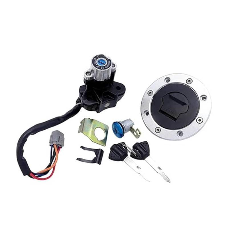 Zündschalter Tankdeckel Für Suzuki Für V-Strom Für DL1000 2002-2009 Motorrad Zündschloss Tankdeckel Sitzschloss Mit Schlüssel Zündschalter von ZTZHVNVGK