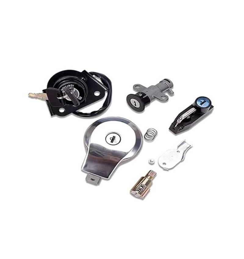Zündschalter Tankdeckel Für XV250 XV400 XV125 Für Virago XV 535 250 Motorrad Zündschloss Sperren Kraftstoff Gas Tank Cap Abdeckung Schlüssel Sitz Zündschalter(1 Set) von ZTZHVNVGK