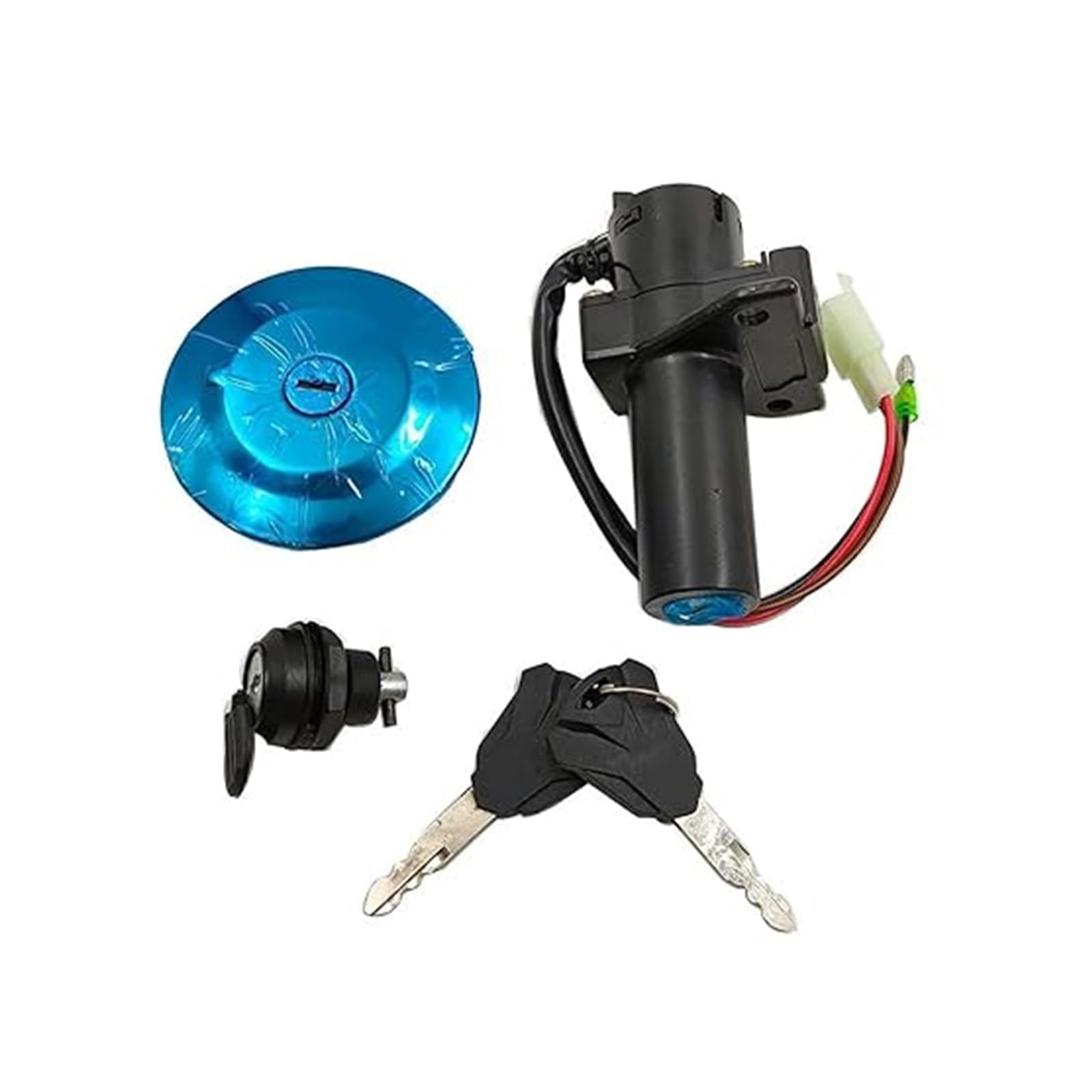 Zündschalter Tankdeckel Für YBR125 2005-2013 Motorrad Zündschalter Kraftstofftankdeckel Sitzschloss Schlüsselsatz 4-adrig Zündschalter Zündschalter Tankdeckel Für YBR125 2005-2013 Motorrad Zündschalter Kraftstofftankdeckel Sitzschloss Schlüsselsatz 4-adrig Zündschalter von ZTZHVNVGK