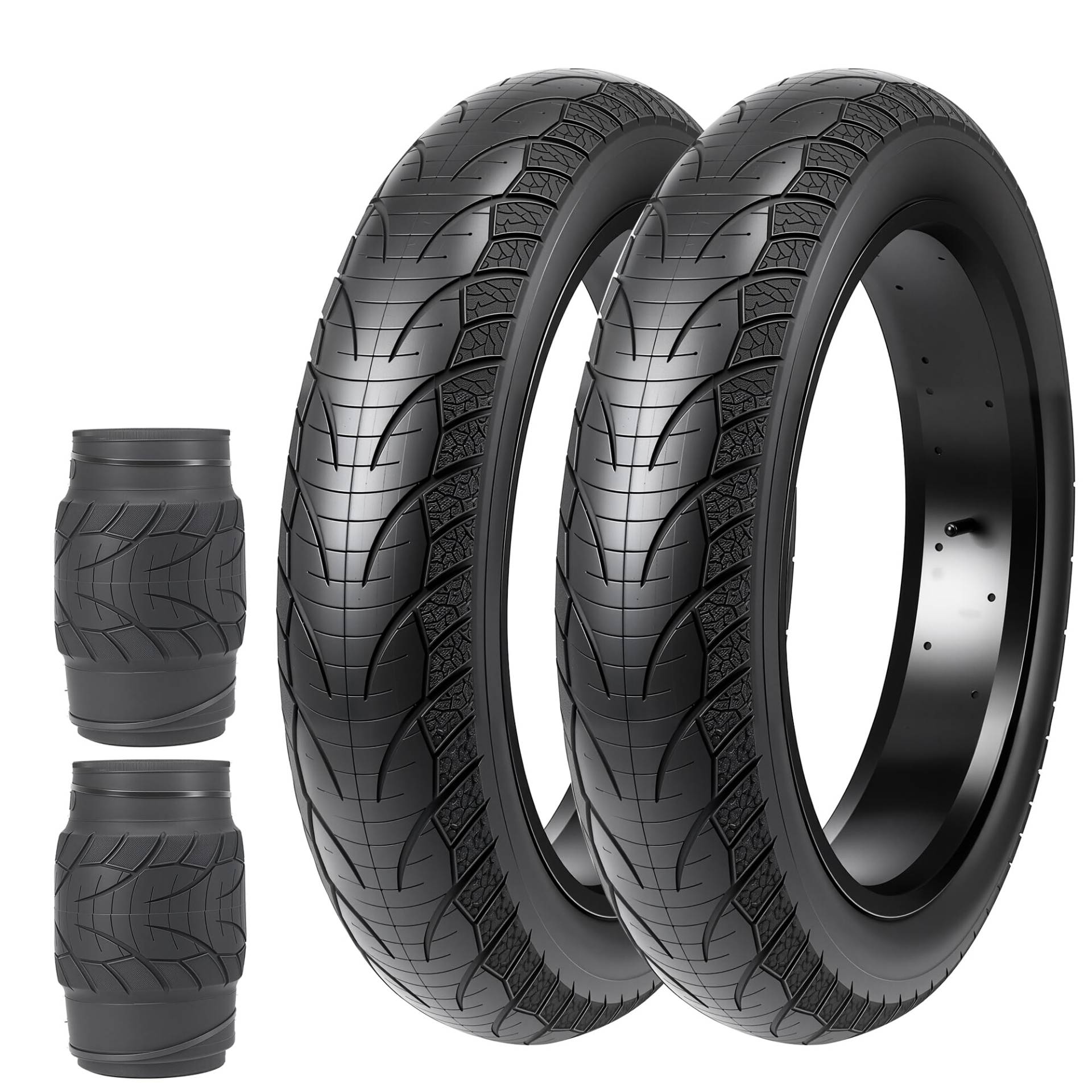 ZUKKA 2er-Pack Fahrradreifen 20 Zoll Fat Tire 20x 4.0 Zoll für E-Bike Mountainbike Heavy Duty Hochleistungs-Verschleißfestes E-Bike Mountain Snow Bike Reifen ZUKKA 2er-Pack Fahrradreifen 20 Zoll Fat Tire 20x 4.0 Zoll für E-Bike Mountainbike Heavy Duty Hochleistungs-Verschleißfestes E-Bike Mountain Snow Bike Reifen von ZUKKA