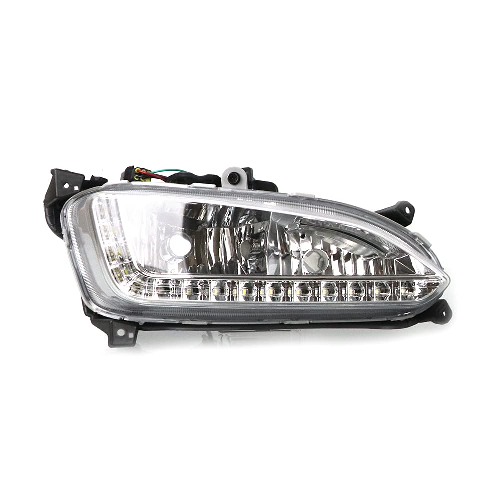 ZULOW Auto Nebelscheinwerfer 1 stücke Auto Frontstoßstange Nebelscheinwerfer DRL Tagfahrlicht Rechte Seite Für Hyundai Santa Fe IX45 2013 2014 2015 ZULOW Auto Nebelscheinwerfer 1 stücke Auto Frontstoßstange Nebelscheinwerfer DRL Tagfahrlicht Rechte Seite Für Hyundai Santa Fe IX45 2013 2014 2015 von ZULOW