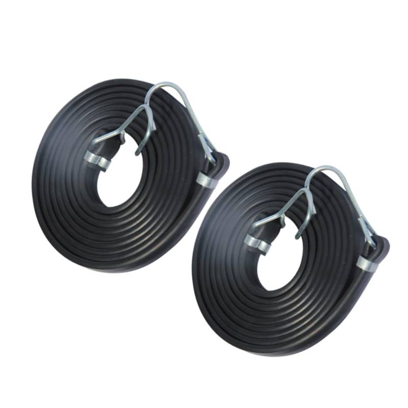 ZUNOXAZ 2 Stück Gepäckband elastisches Seilband Bungee Gepäck Fester Gurt Universal Gepäckgurt Motorradhelm Seil Gepäck elastisches Seil Motorradgepäckbänder Extra Dicker Butylkleber Black von ZUNOXAZ