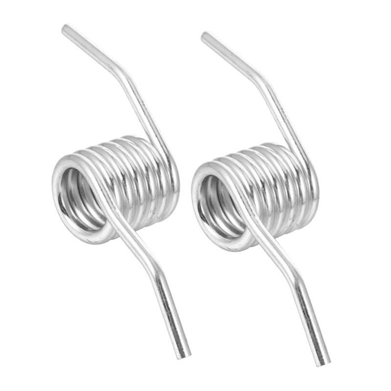 ZUNOXAZ 2 Stück Wagenheber Federn Rückholfedern Jack Liefert Jack-zubehör Zubehör Für Horizontale Wagenheber Bodenheber Reparatur Silver Chrom-Vanadium-Stahl von ZUNOXAZ