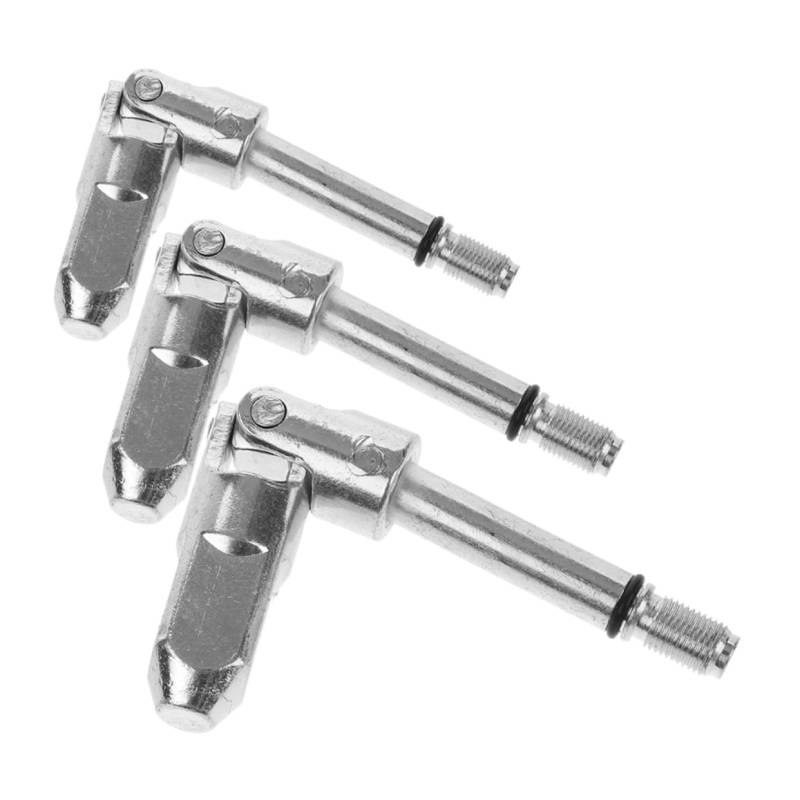 ZUNOXAZ 3 Stück Hydraulische Heber Reparaturausrüstung für hydraulische Wagenheber Ersatzteile für Anhängerheber Austausch des Wagenhebergriffs Gelenkwelle Jack Ersatzteile Stahl Silber von ZUNOXAZ