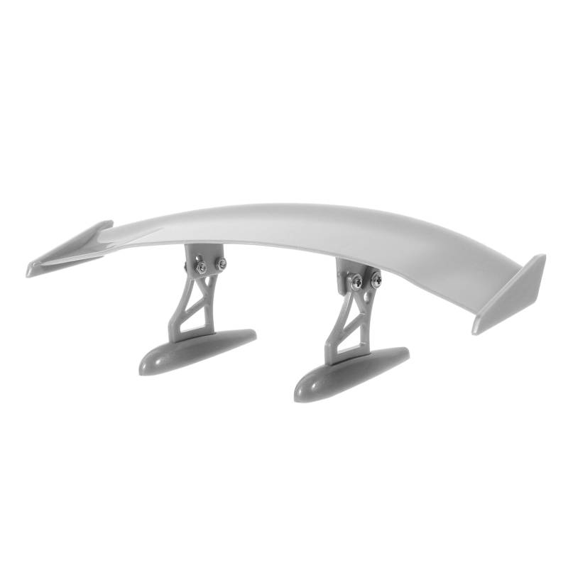 ZUNOXAZ Mini Heckflügel Außen Heckflügel eines Modellautos Spoilerflügel Mini-Drift-Auto-Spoiler- Rückseite Fokus Mini-Drift-Car-Flügel Mini-Auto-Heckspoiler pp Silver von ZUNOXAZ