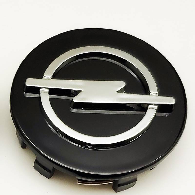 ZUOBYMBC 4 Stück Nabendeckel für Opel Astra Zafira Corsa Mokkav 59mm,Felgendeckel,Radnabendeckel,Radnabenabdeckung,Nabendeckel Auto,Auto Zubehör für Radnaben,radnabenkappen,Black von ZUOBYMBC