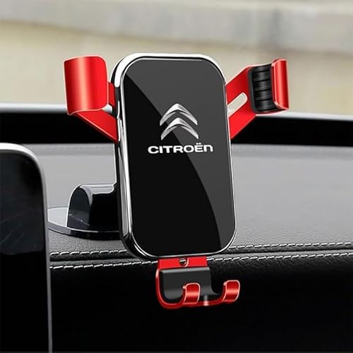 ZUOBYMBC Handyhalterung Auto für Citroen C3 Aircross,360° Drehbar Lüftung Kfz-Handyhalterung,Handyhalter fürs,Auto Vent Halterung,KFZ Smartphone Halter,Handyhalter,Red von ZUOBYMBC