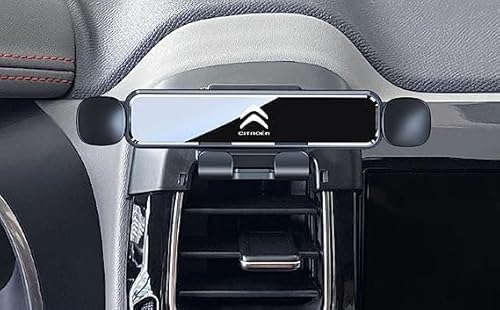 ZUOBYMBC Handyhalterung Auto für Citroen C5 AIRCROSS 2017-2022,360° Drehbar Lüftung Kfz-Handyhalterung,Handyhalter fürs,Auto Vent Halterung,KFZ Smartphone Halter,Handyhalter,Black von ZUOBYMBC