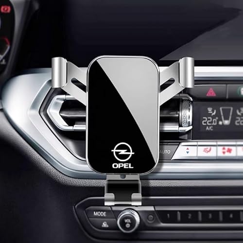 ZUOBYMBC Handyhalterung Auto für Opel Karl 2015 2016 2017,360° Drehbar Lüftung Kfz-Handyhalterung,Handyhalter fürs,Auto Vent Halterung,KFZ Smartphone Halter,Handyhalter,Silver von ZUOBYMBC