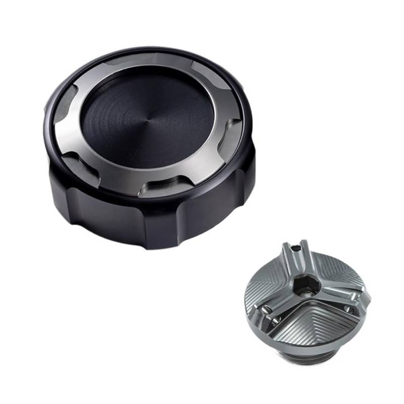 Bremse Hauptzylinder Abdeckung Für CBR600RR CBR 600 RR 600RR 2007 2008-2023 Zubehör Motorrad Vorne Brems Flüssigkeit Tank Kappe Und Motor Öl Füllung Port von ZUYNPOQ