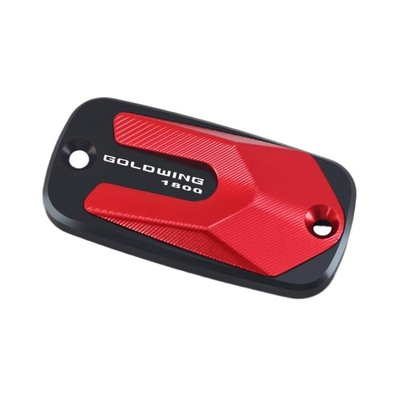Bremse Hauptzylinder Abdeckung Für Go&ldwing 1800 Go&ldwing 1500 Ölbecherabdeckung Motorrad CNC Vorderradbremsbehälter Flüssigkeit Hauptzylinder Öltankdeckel von ZUYNPOQ