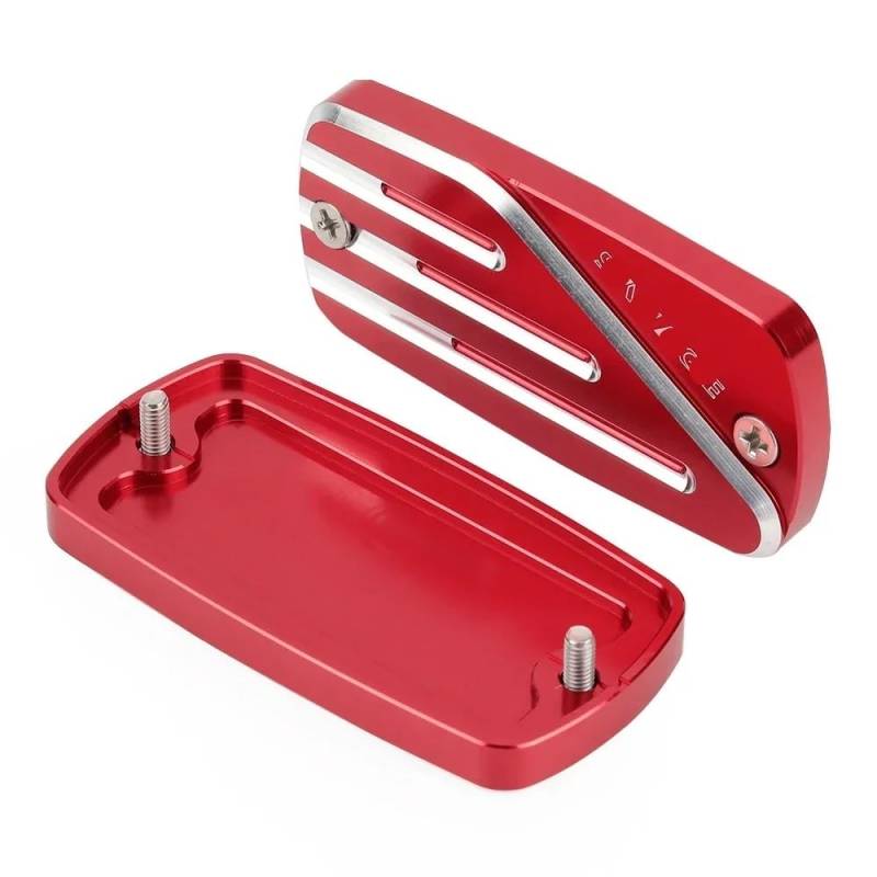 Bremse Hauptzylinder Abdeckung Hinterer Vorderer Bremsflüssigkeitsbehälter Deckel Ölflüssigkeit Zylinderdeckel Für Forza 750 250 NSS X-ADV 750 NC700D FSC 600 FJS 400 Silver Wing von ZUYNPOQ