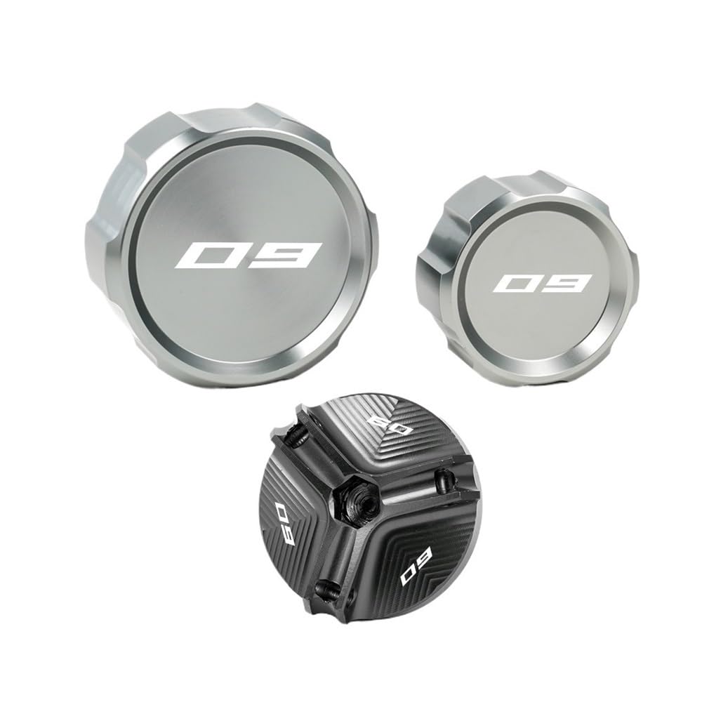 Bremse Hauptzylinder Abdeckung Motorrad Vorne Hinten Brems Flüssigkeit Reservoir Tank Abdeckung Öl Einfülldeckel Für MT09 SP TRCAER 9 GT FZ09 FJ 09 2021-2024 MT-09 Bremse Hauptzylinder Abdeckung Motorrad Vorne Hinten Brems Flüssigkeit Reservoir Tank Abdeckung Öl Einfülldeckel Für MT09 SP TRCAER 9 GT FZ09 FJ 09 2021-2024 MT-09 von ZUYNPOQ