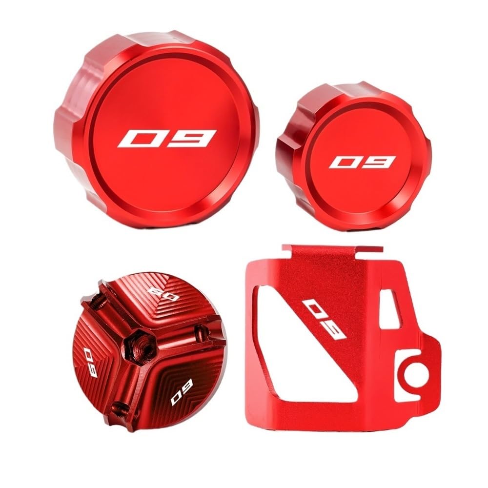 Bremse Hauptzylinder Abdeckung Motorrad Vorne Hinten Brems Flüssigkeit Reservoir Tank Abdeckung Öl Einfülldeckel Für MT09 SP TRCAER 9 GT FZ09 FJ 09 2021-2024 MT-09 Bremse Hauptzylinder Abdeckung Motorrad Vorne Hinten Brems Flüssigkeit Reservoir Tank Abdeckung Öl Einfülldeckel Für MT09 SP TRCAER 9 GT FZ09 FJ 09 2021-2024 MT-09 von ZUYNPOQ