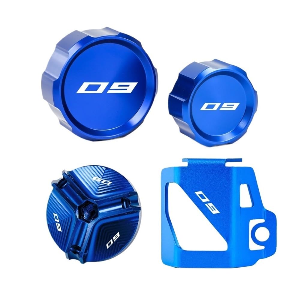 Bremse Hauptzylinder Abdeckung Motorrad Vorne Hinten Brems Flüssigkeit Reservoir Tank Abdeckung Öl Einfülldeckel Für MT09 SP TRCAER 9 GT FZ09 FJ 09 2021-2024 MT-09 Bremse Hauptzylinder Abdeckung Motorrad Vorne Hinten Brems Flüssigkeit Reservoir Tank Abdeckung Öl Einfülldeckel Für MT09 SP TRCAER 9 GT FZ09 FJ 09 2021-2024 MT-09 von ZUYNPOQ