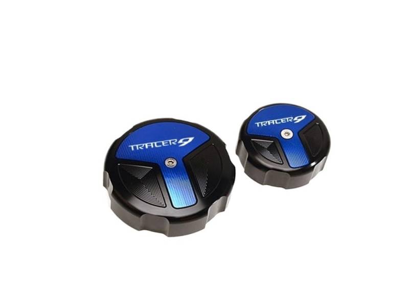 Bremse Hauptzylinder Abdeckung Motorrad Vorne Hinten Flüssigkeit Zylinder Master Reservoir Abdeckung Für Tracer 9 2021 2022 Tracer 9GT von ZUYNPOQ