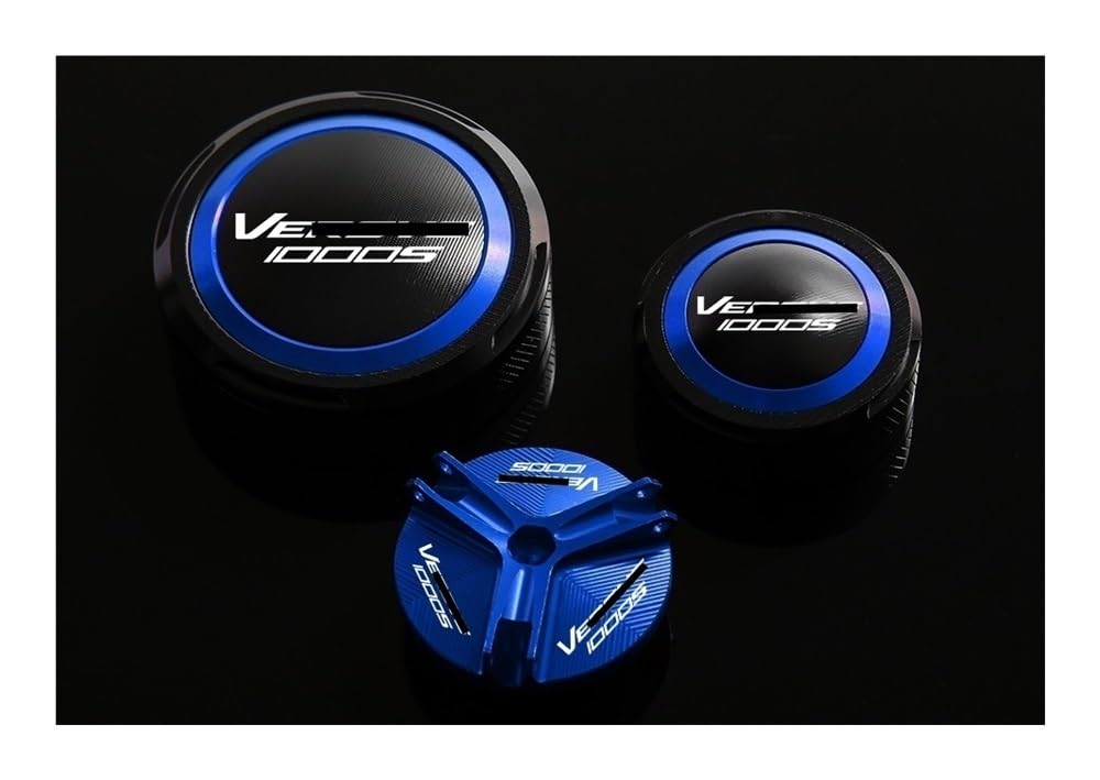 Bremse Hauptzylinder Abdeckung Motorrad Zubehör Hinten Vorne Brems Flüssigkeit Reservoir Kappe Öl Füllstoff Kappe FÜR Ve&rsys 1000 S Versys1000s SE 2024 + Bremse Hauptzylinder Abdeckung Motorrad Zubehör Hinten Vorne Brems Flüssigkeit Reservoir Kappe Öl Füllstoff Kappe FÜR Ve&rsys 1000 S Versys1000s SE 2024 + von ZUYNPOQ