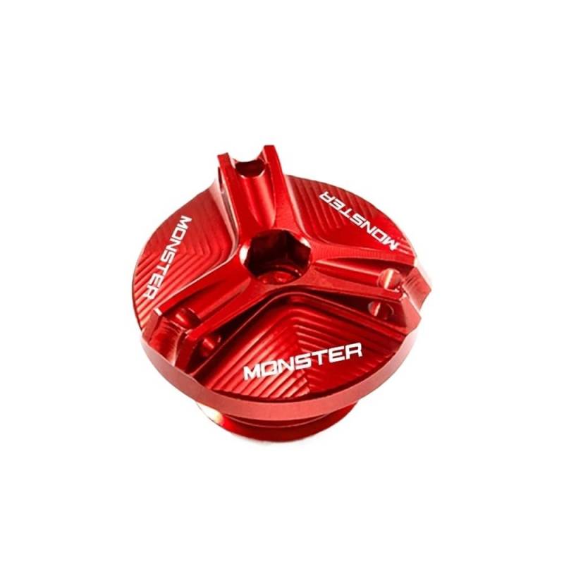 Bremse Hauptzylinder Abdeckung Motorradzubehör Bremsflüssigkeitsbehälter-Abdeckungen Öleinfülldeckel Für Monster 600 620 M600 M620 2001-2004 (Nicht Für 2005) von ZUYNPOQ