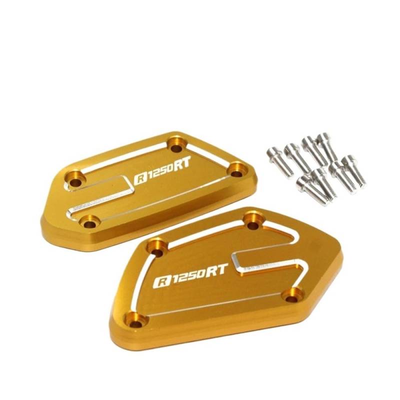 Bremse Hauptzylinder Abdeckung Motorradzubehör CNC-Aluminium-Vorderradbremskupplungsflüssigkeitsbehälterdeckel Tankdeckel Für R1200RT R 1200 RT R1250RT 1250 von ZUYNPOQ
