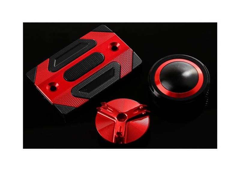 Bremse Hauptzylinder Abdeckung Motorradzubehör Hinten Vorne Bremsflüssigkeitsbehälterdeckel Öleinfülldeckel Für XSR700 XSR900 XSR 700 900 2021 2022 2024 + von ZUYNPOQ
