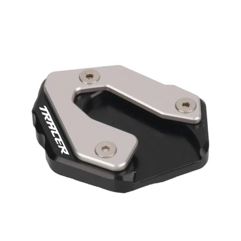 Motorrad Ständer Pad CNC Kickstand Fuß Seitenständer Verlängerungspolster Stützplatte Vergrößern Ständer Für Ya&maha MT-09 XSR900 Tracer 900GT Sport 2014-2020 von ZUYNPOQ