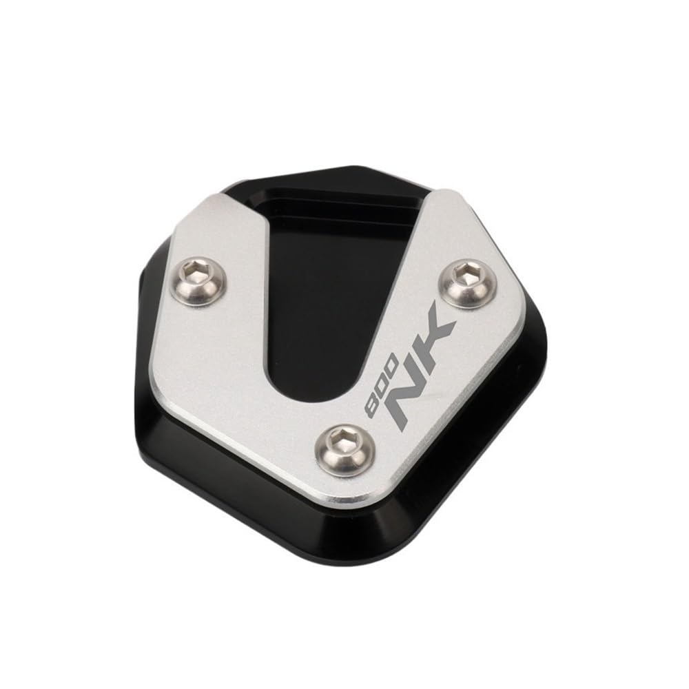 Motorrad Ständer Pad Für CF&Moto 800NK 800 NK 2023 Motorrad CNC Kickstand Fuß Seitenständer Verlängerungspolster Stützplatte Vergrößern von ZUYNPOQ