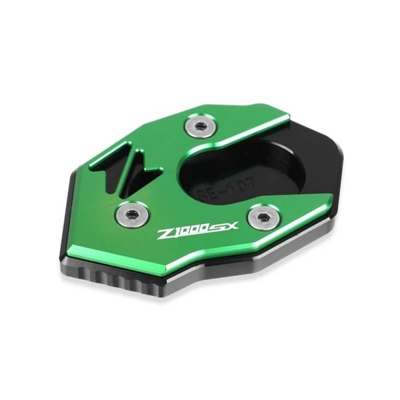 Motorrad Ständer Pad Für Ka&wasaki Für NI&nja1000SX Z1000SX Z1000 Motorrad CNC Kickstand Fuß Seitenständer Verlängerungspolster Unterstützung Vergrößern Platte von ZUYNPOQ