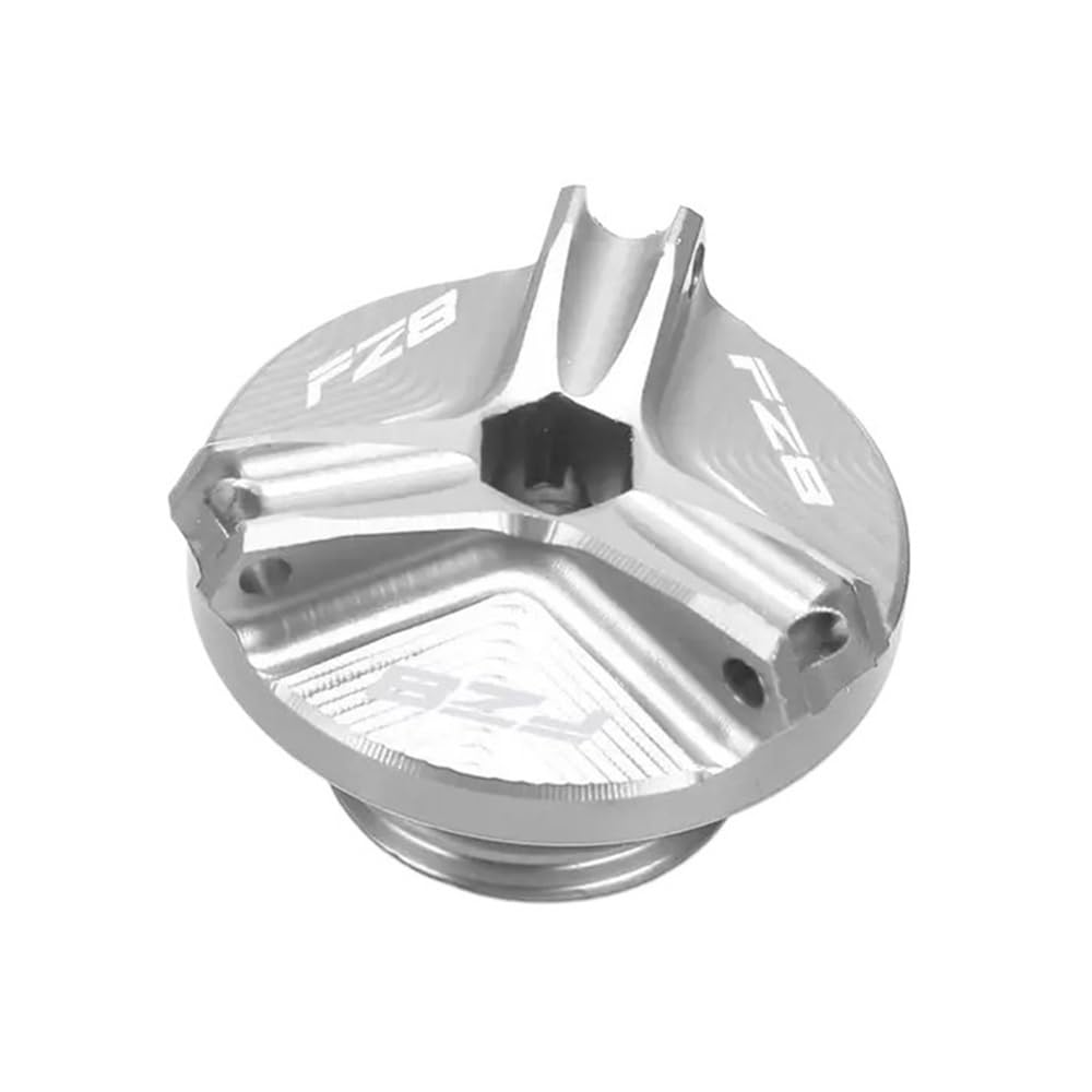 Tappo Riempimento Dell'olio FÜR FZ8 FZ 8 FZ-8 2011 2012 2013 Motorrad Zubehör M28 * 3 Aluminium Ölfilter Tasse Motor Stecker Abdeckung Schraube Ölwanne Mutter von ZUYNPOQ