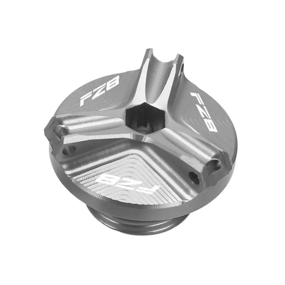 Tappo Riempimento Dell'olio FÜR FZ8 FZ 8 FZ-8 2011 2012 2013 Motorrad Zubehör M28 * 3 Aluminium Ölfilter Tasse Motor Stecker Abdeckung Schraube Ölwanne Mutter von ZUYNPOQ