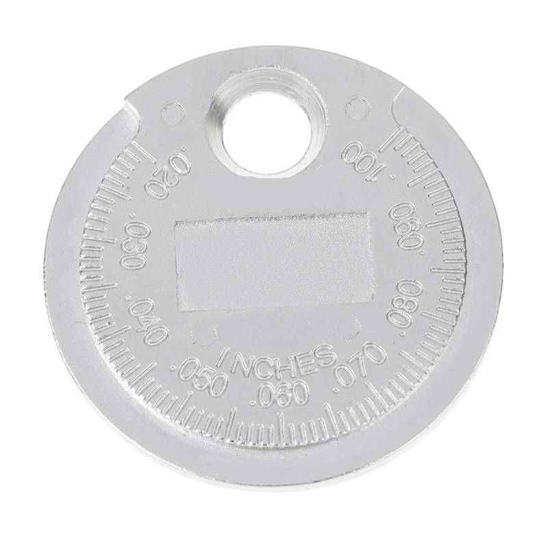 Edelstahl Zündkerzenspaltmessgerät Werkzeugöffner Messgerät Messwerkzeug Messbereich 0,6-2,4 mm von ZVGTFHIX