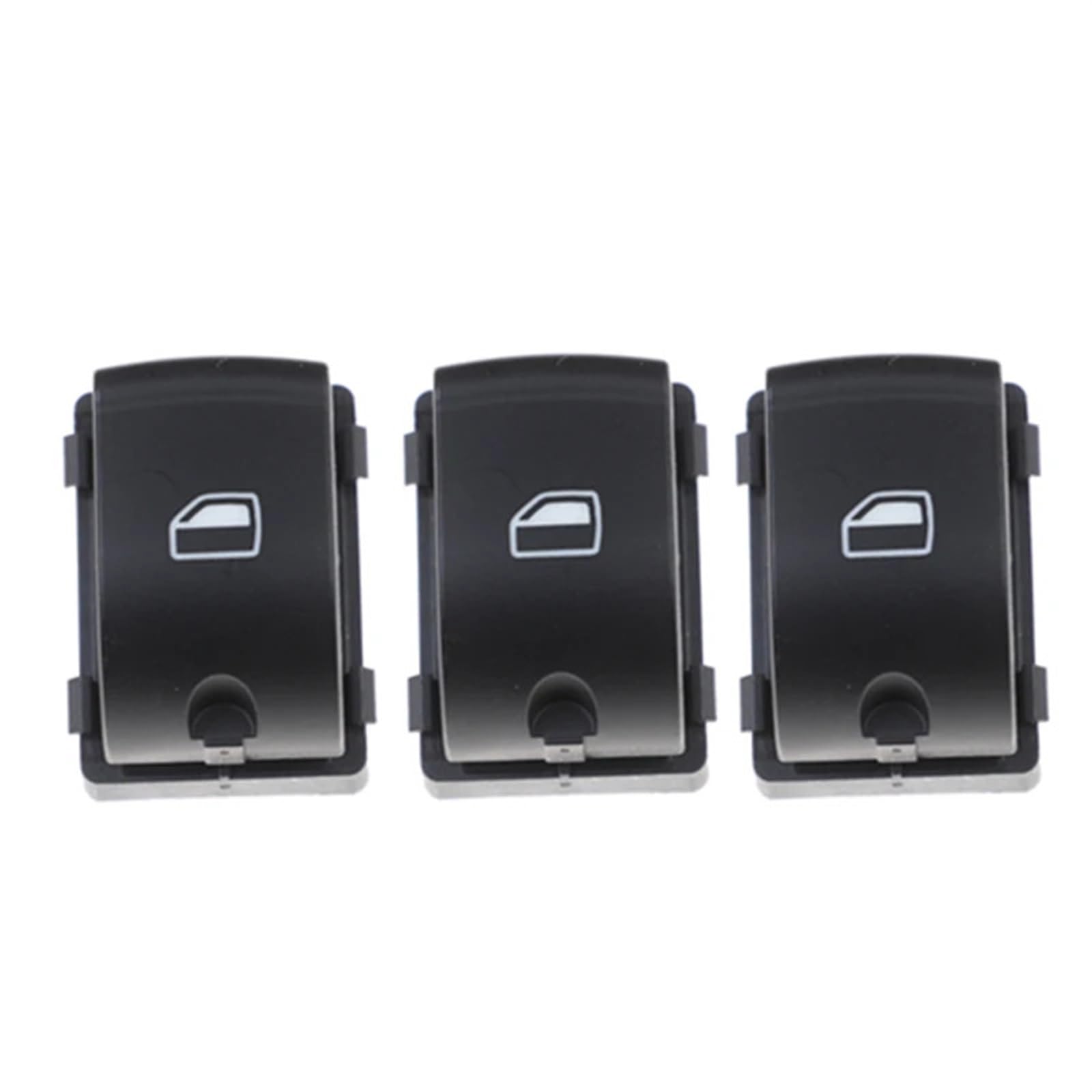 Fensterschalter-Abdeckungsknopf 8E0959851B for A4 B6 for Audi A4 B7 Auto Elektrische Fensterheber Schalter Taste Auto Zubehör(3 Buttons) von ZVPQU