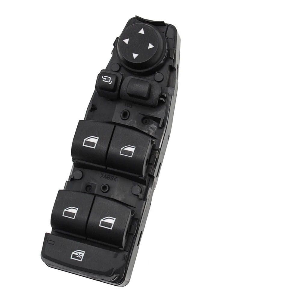 Fensterschalter-Abdeckungsknopf Elektronischer Fensterheber-Heberegler-Steuerschalter for BMW 3 5 7 X3 X4 F30 F35 F25 F26 F07 F10 F18 F01 F02 61319241955(Model A Black) von ZVPQU
