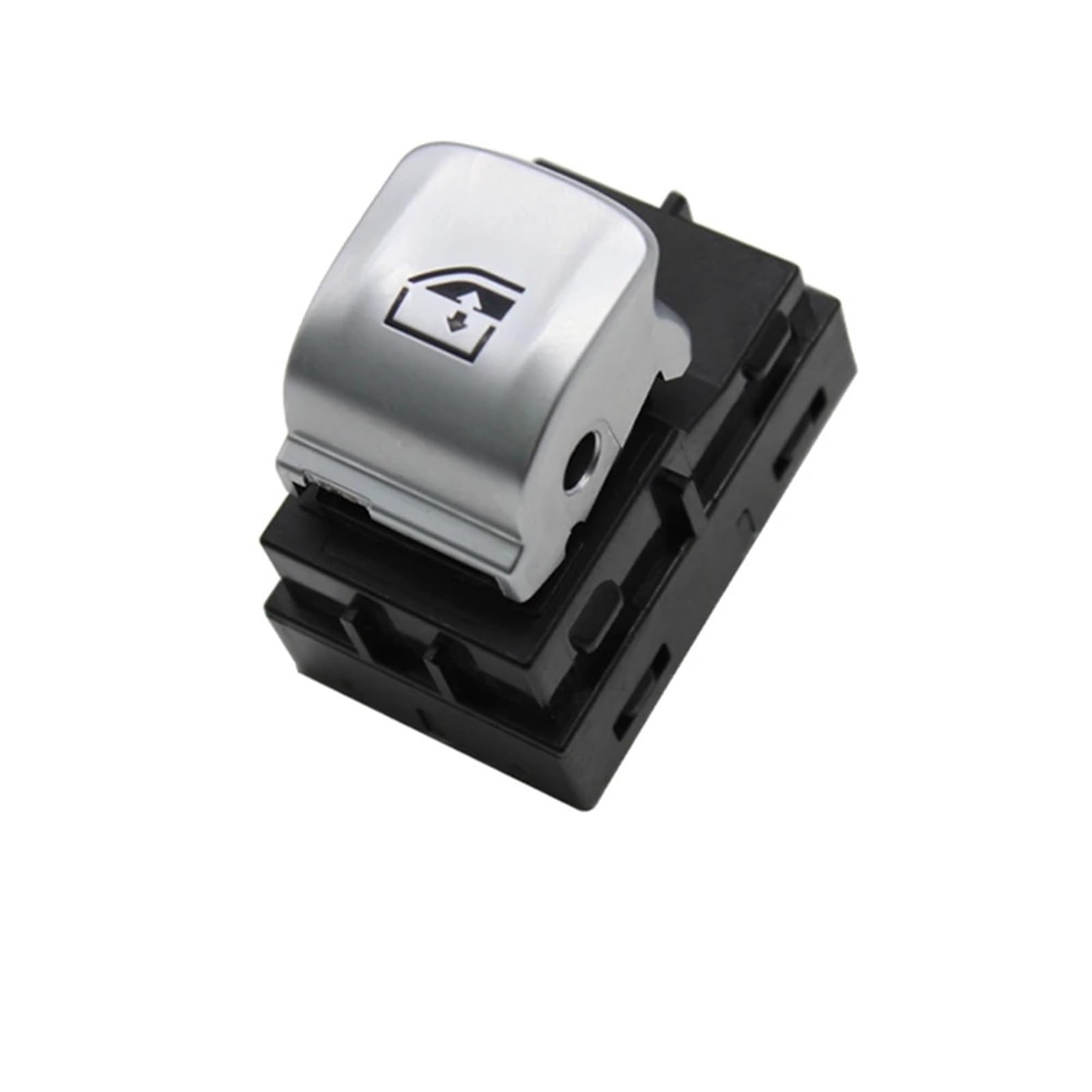 Fensterschalter-Abdeckungsknopf Elektronischer Fensterheber-Heberegler-Steuerschalter for BMW 3 5 7 X3 X4 F30 F35 F25 F26 F07 F10 F18 F01 F02 61319241955(Small Switch Silver) von ZVPQU