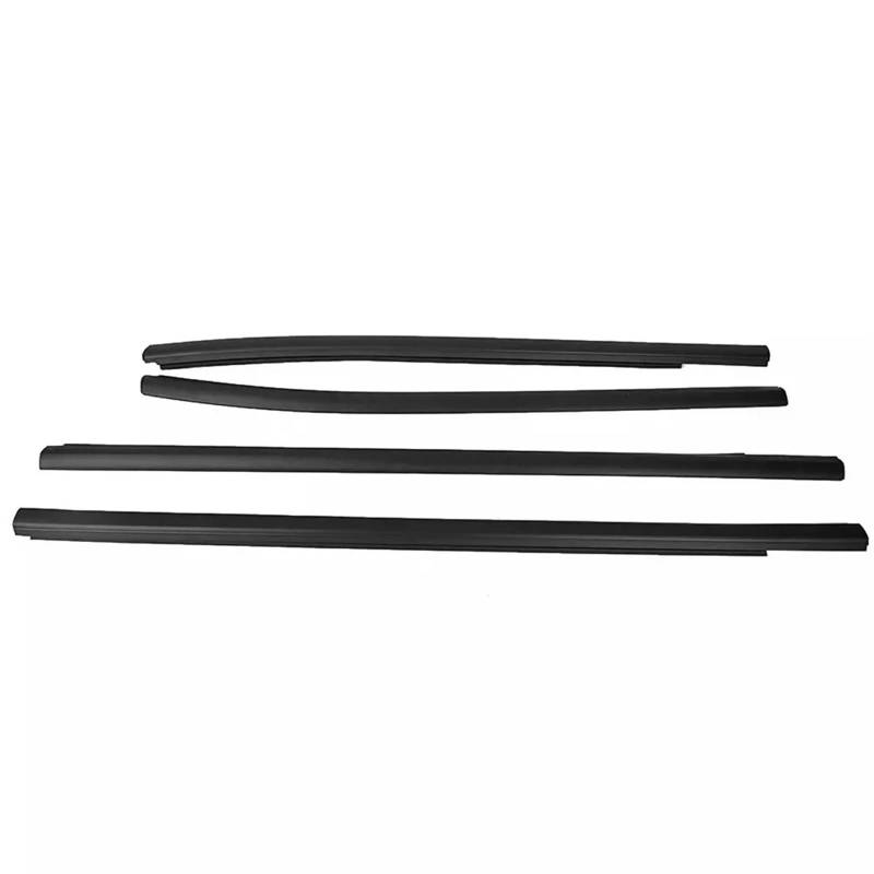 Türdichtungsstreifen 4-teilige Fensterdichtungen for Ford Ranger 2012–2020 (4 Türen) Seitentür-Formteil-Abdichtung von ZVPQU