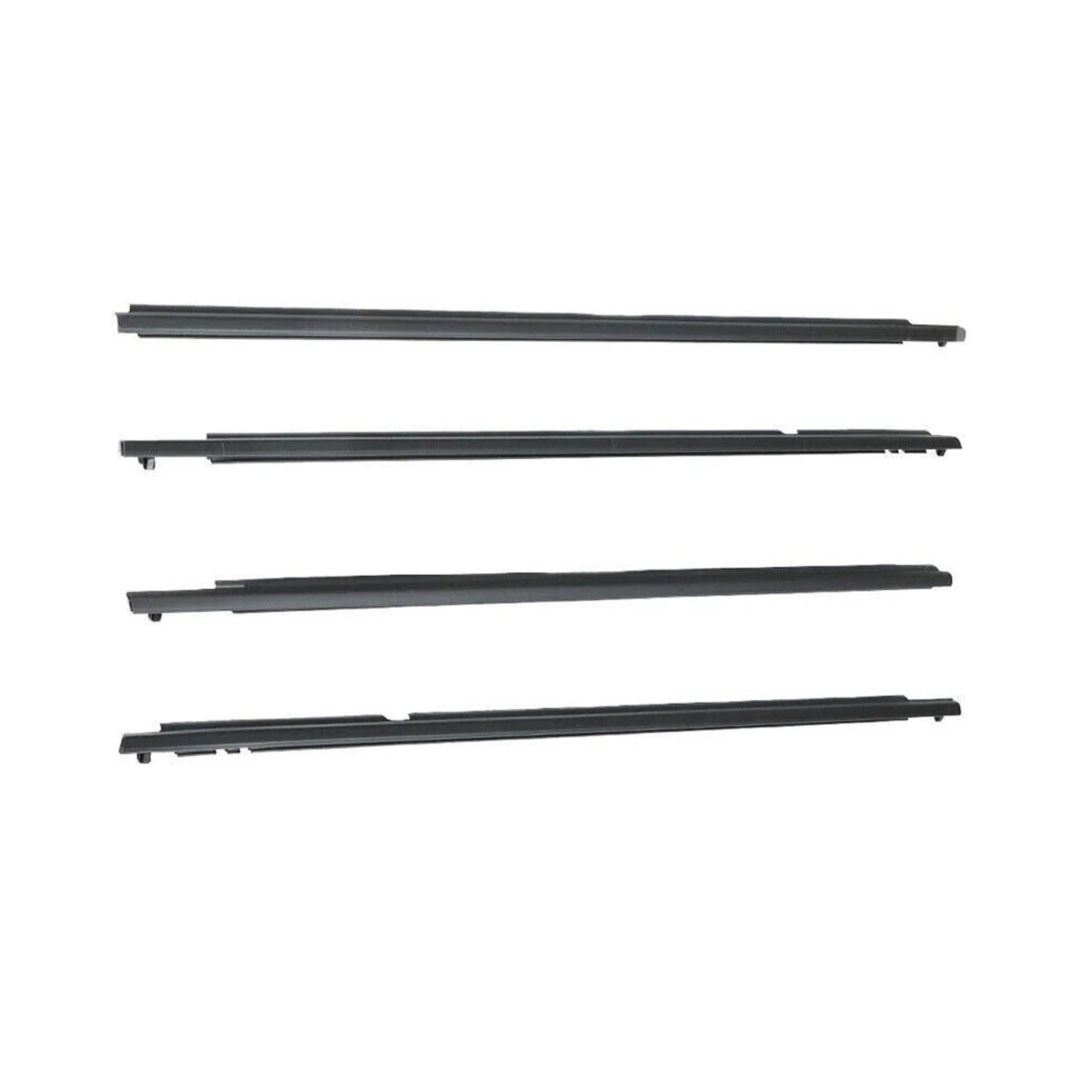 Türdichtungsstreifen Auto-Außenfenster-Gummidichtung, wasserdichte Druckleiste, Dichtungsband, Formteil, for Toyota, for Corolla 2009-2012 7571002210(Black) von ZVPQU