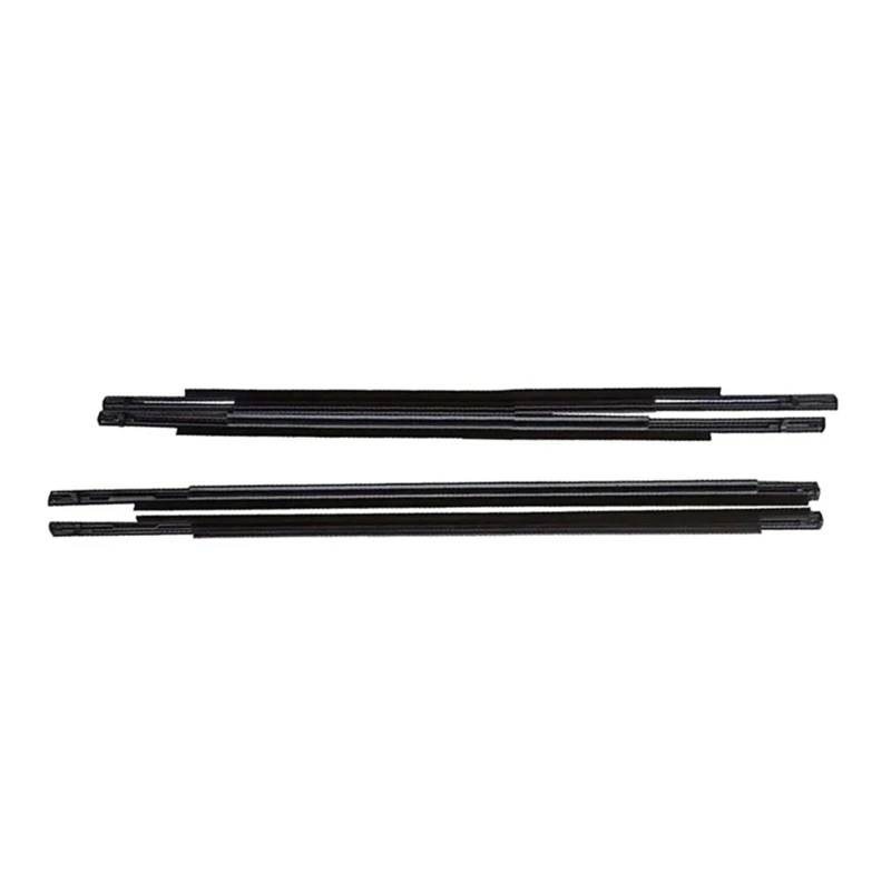 Türdichtungsstreifen Auto-Seitenfenster-Gummidichtungsstreifen, Fensterglas, wasserdichter Druckdichtungsstreifen, for Mitsubishi, for Lancer CY CX CZ 2007-2019 von ZVPQU
