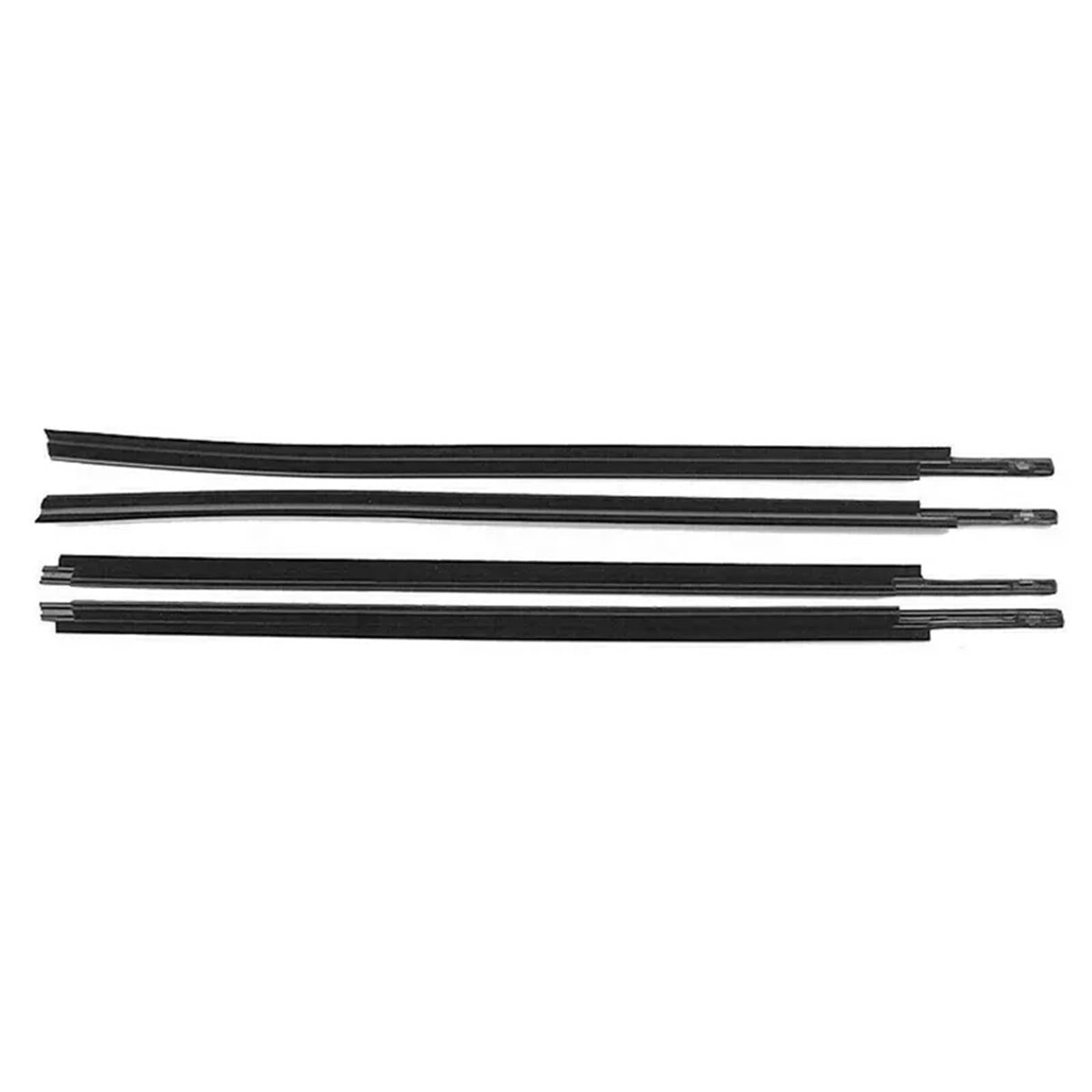 Türdichtungsstreifen Dichtungsstreifen for Seitentürfenster, Glasdichtungsstreifen, for Toyota, for Tundra Crew Max 2007-2018 (4 Türen) von ZVPQU