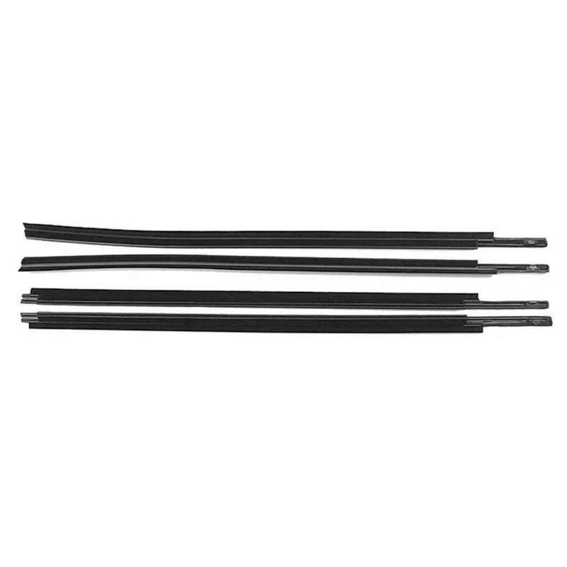 Türdichtungsstreifen Dichtungsstreifen for Seitentürfenster, Glasdichtungsstreifen, for Toyota, for Tundra Crew Max 2007-2018 (4 Türen) von ZVPQU