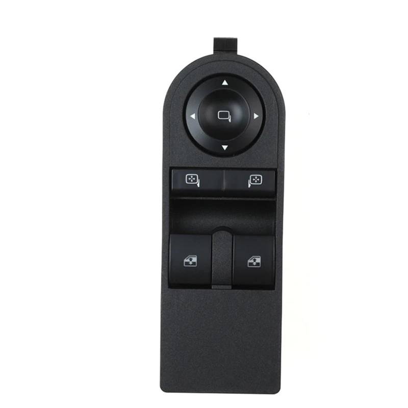 ZVPQU Fensterschalter-Abdeckungsknopf 13228879 13228706 13183679 for Opel Astra H 2005–2010 for Zafira B 2005–2015 Power Window Control Switch Button 13215152 6240381 von ZVPQU