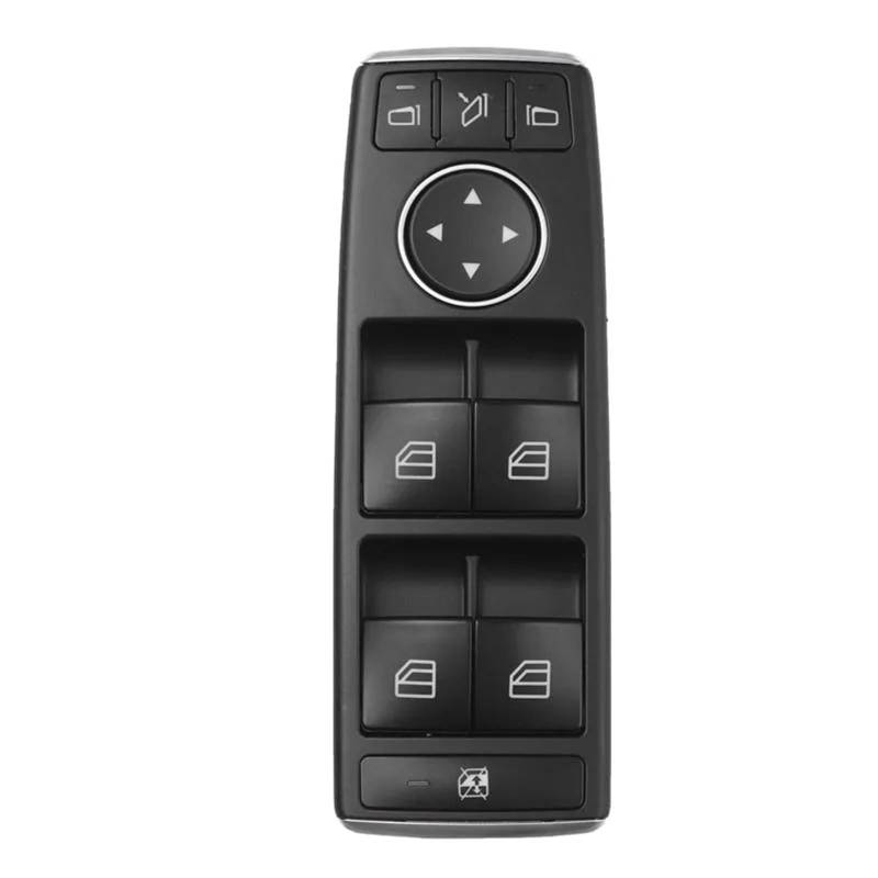ZVPQU Fensterschalter-Abdeckungsknopf 1669054300 1669054400 2049058202 for Benz W246 W176 W156 W117 for Mercedes AB CLA GLA Klasse Elektrische Fensterheber Schalter(B) von ZVPQU