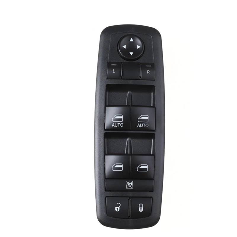 ZVPQU Fensterschalter-Abdeckungsknopf 68030823AE 68030823AB 68030823AC for Dodge Durango for Jeep Grand Cherokee 2011 2012 2013 Fahrer Fensterheber Schalter von ZVPQU