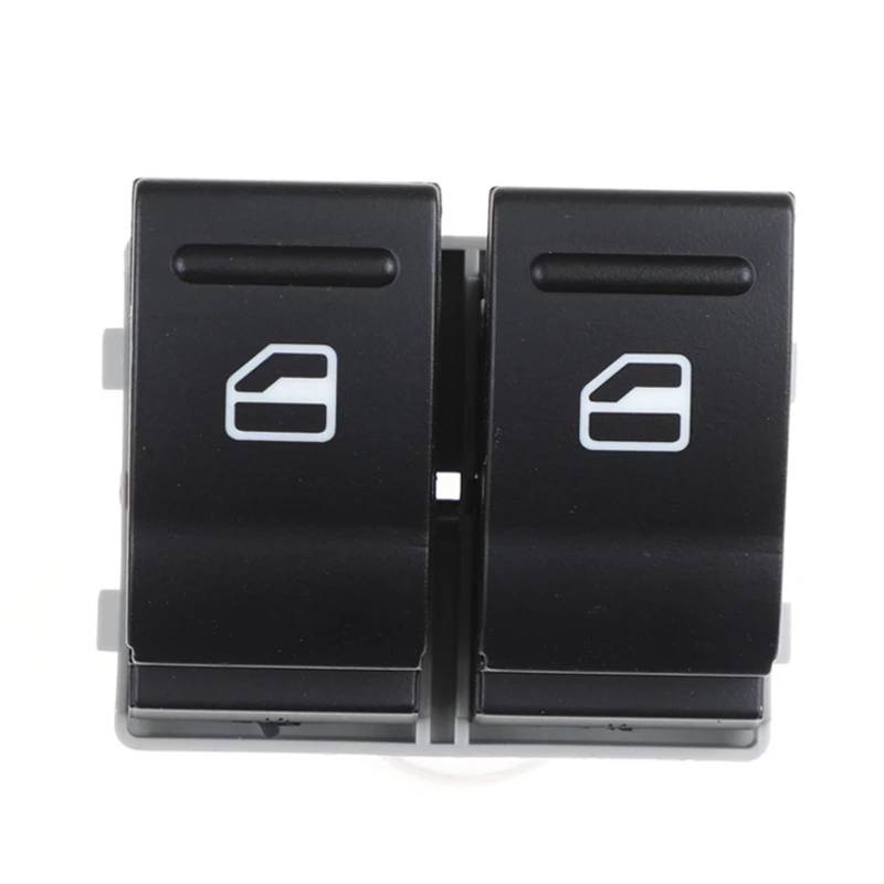 ZVPQU Fensterschalter-Abdeckungsknopf 7E0959855A 7E0959855 for VW Transporter T5 T6 2005-2014 Power Fenster Control Schalter Taste Auto Zubehör(7E0959855A) von ZVPQU