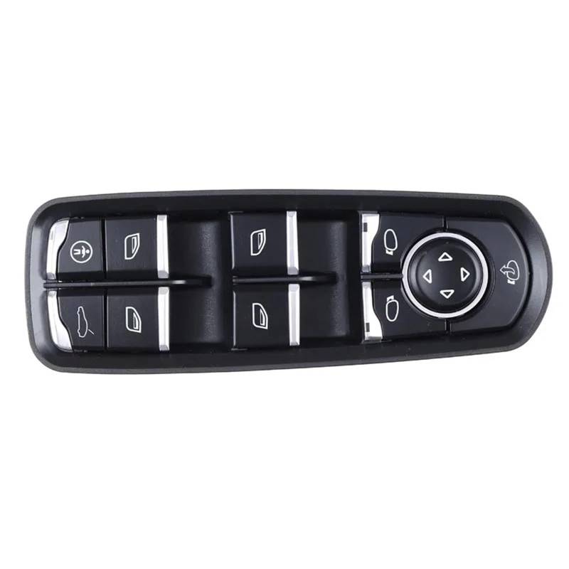 ZVPQU Fensterschalter-Abdeckungsknopf 7PP959858AEDML 7PP959858RDML 7PP959858MDML for Porsche Cayenne for für MACAN Panamera 2011-2017 Vorne Links Fensterheber Schalter Taste(B) von ZVPQU