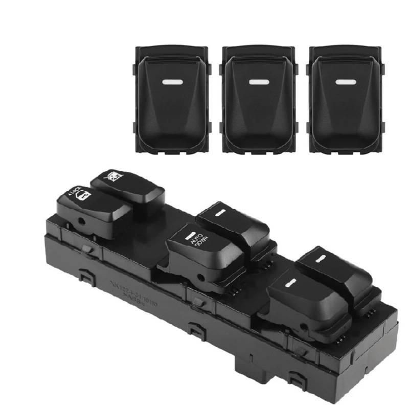 ZVPQU Fensterschalter-Abdeckungsknopf 93571-2S000 935712S000 for Hyundai IX35 Tucson 2010-2015 Vorne Links Fahrerseite Fenster Elektrischen Schalter Auto Zubehör(Auto Down Set) von ZVPQU
