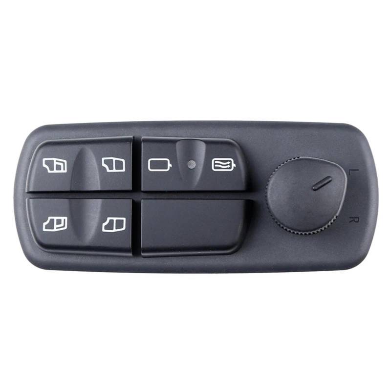 ZVPQU Fensterschalter-Abdeckungsknopf Auto 0025452013 0025455113 0045455913 A0025452013 0015452013, for Mercedes Benz, for LKW Axor Schalter Fensterheberschalter(Model B) von ZVPQU